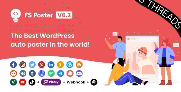 FS Poster - WordPress Social media Auto Poster & Scheduler [Facebook, Instagram, Twitter, Pinterest]